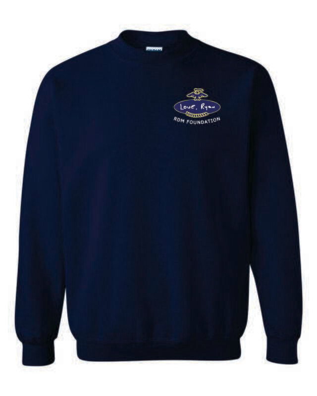RDM FOUNDATION CREWNECK SWEATSHIRT, NAVY