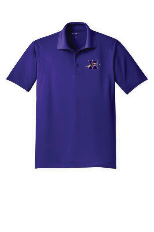 Hononegah Polo, Embroidered, Purple