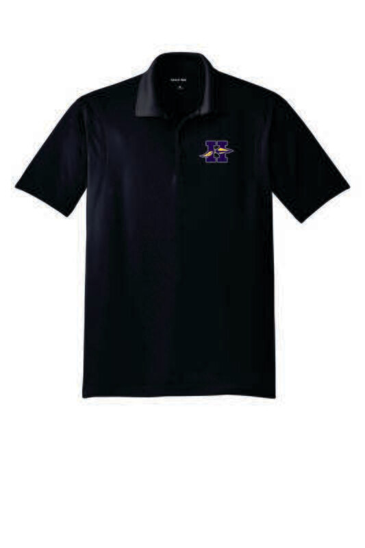 Hononegah Polo, Embroidered, Black