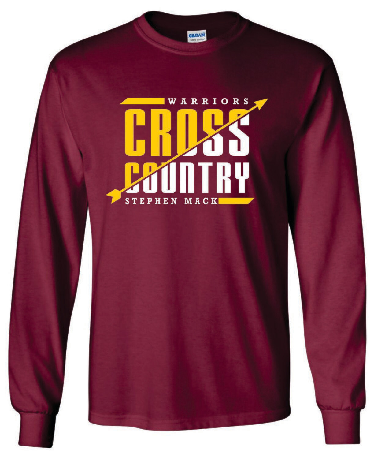 STEPHEN MACK CROSS COUNTRY LONG SLEEVE T-SHIRT, MAROON