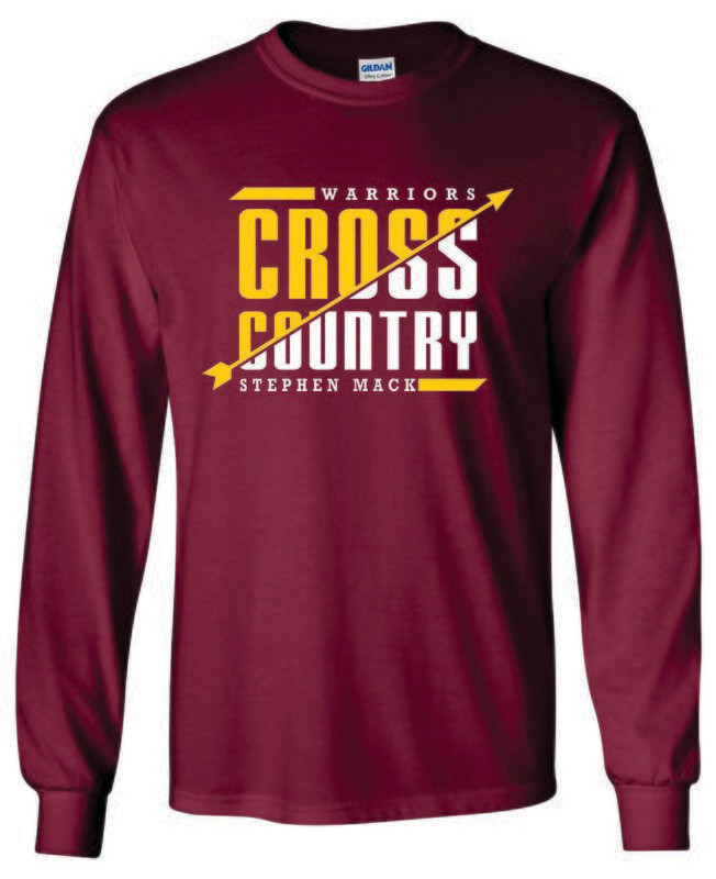 STEPHEN MACK CROSS COUNTRY LONG SLEEVE T-SHIRT, MAROON