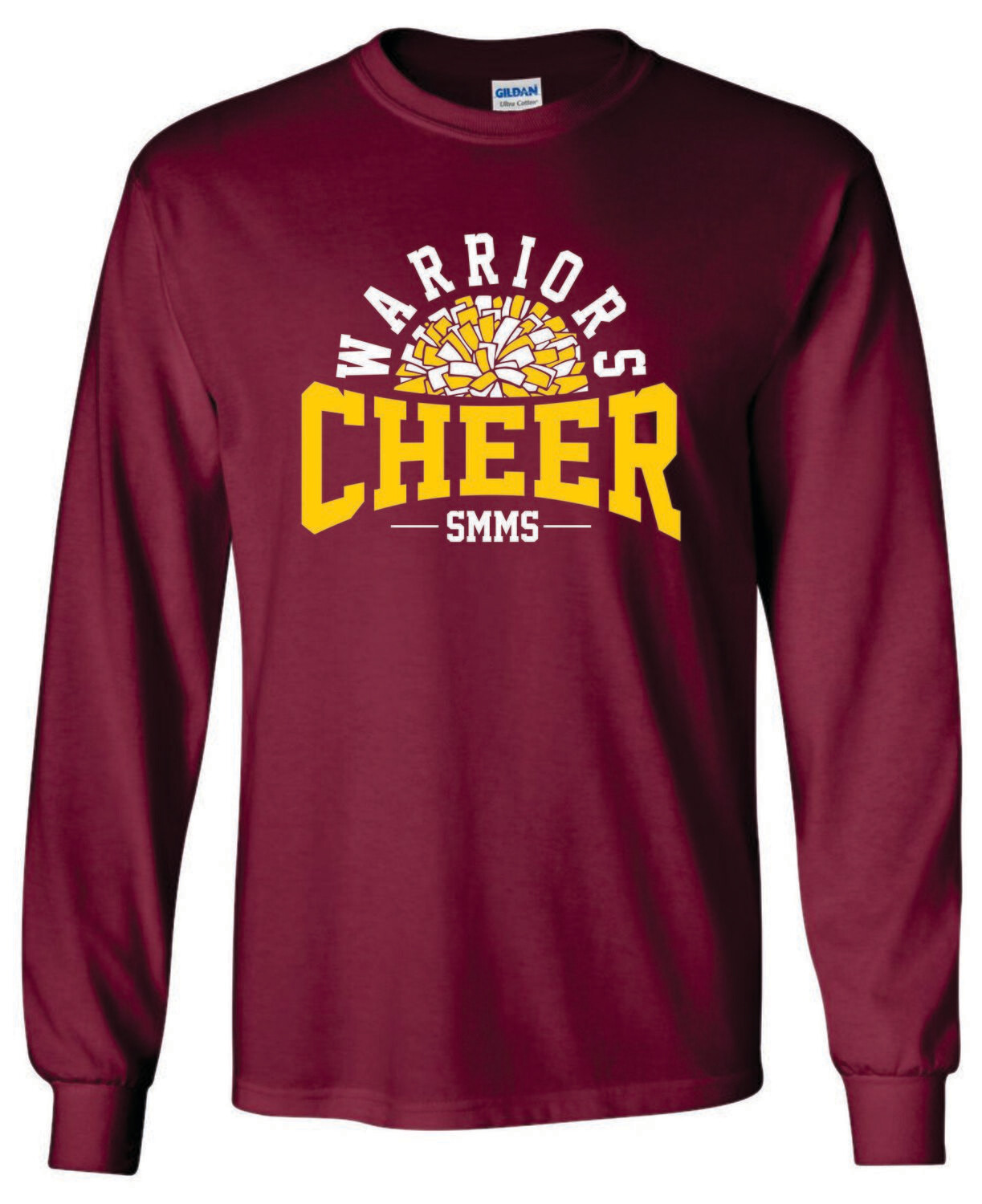 STEPHEN MACK CHEER LONG SLEEVE T-SHIRT, MAROON