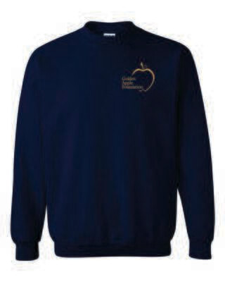 Golden Apple Foundation Crewneck Sweatshirt, Navy