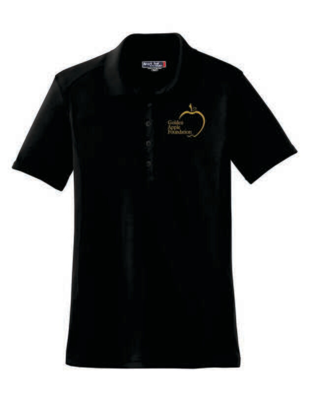 Golden Apple Foundation Ladies Polo, Black