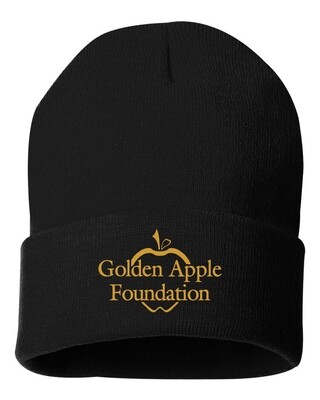 Golden Apple Foundation Cuffed Beanie, Black