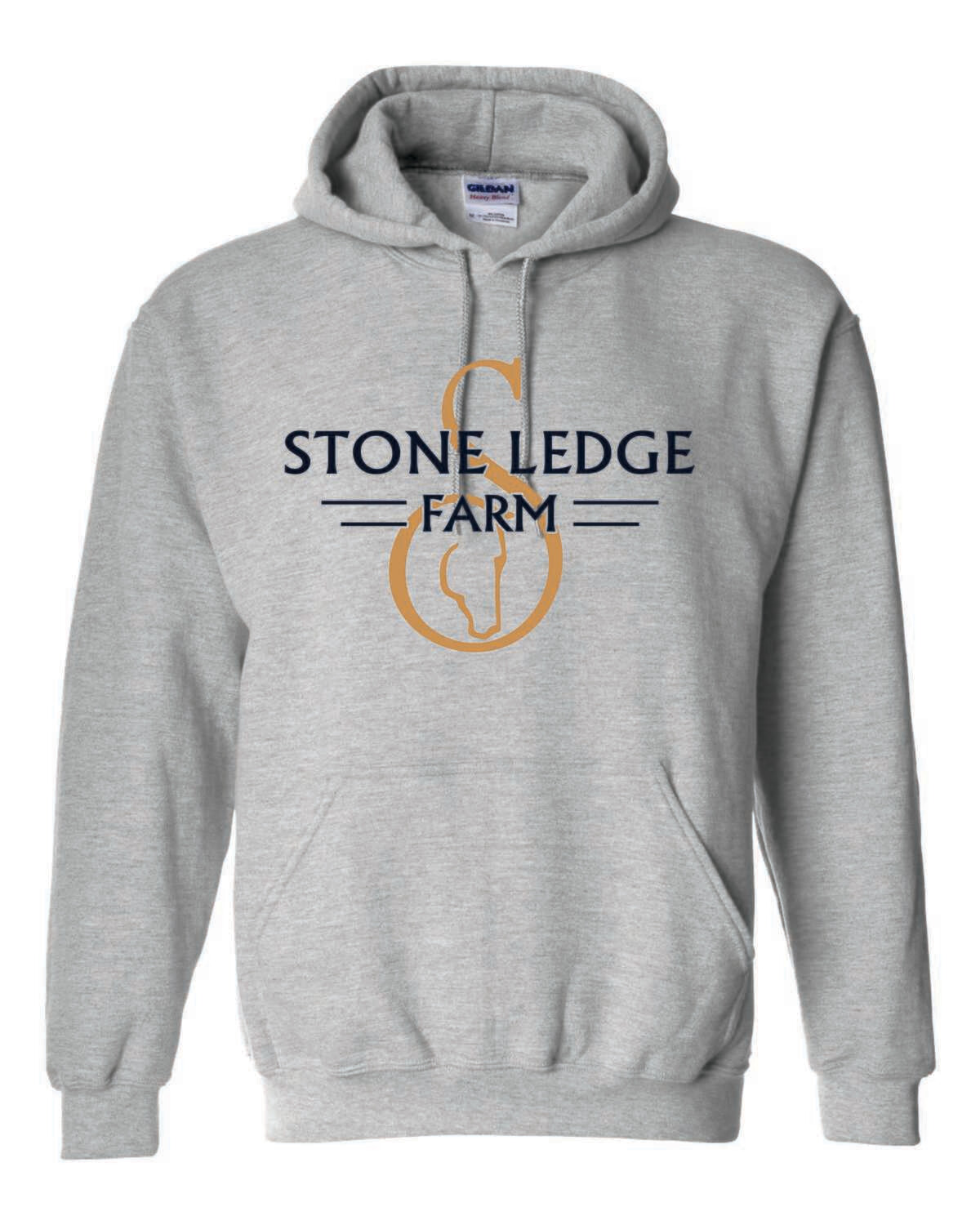 Stone Ledge Farm Hooded Sweatshirt, Sport Grey