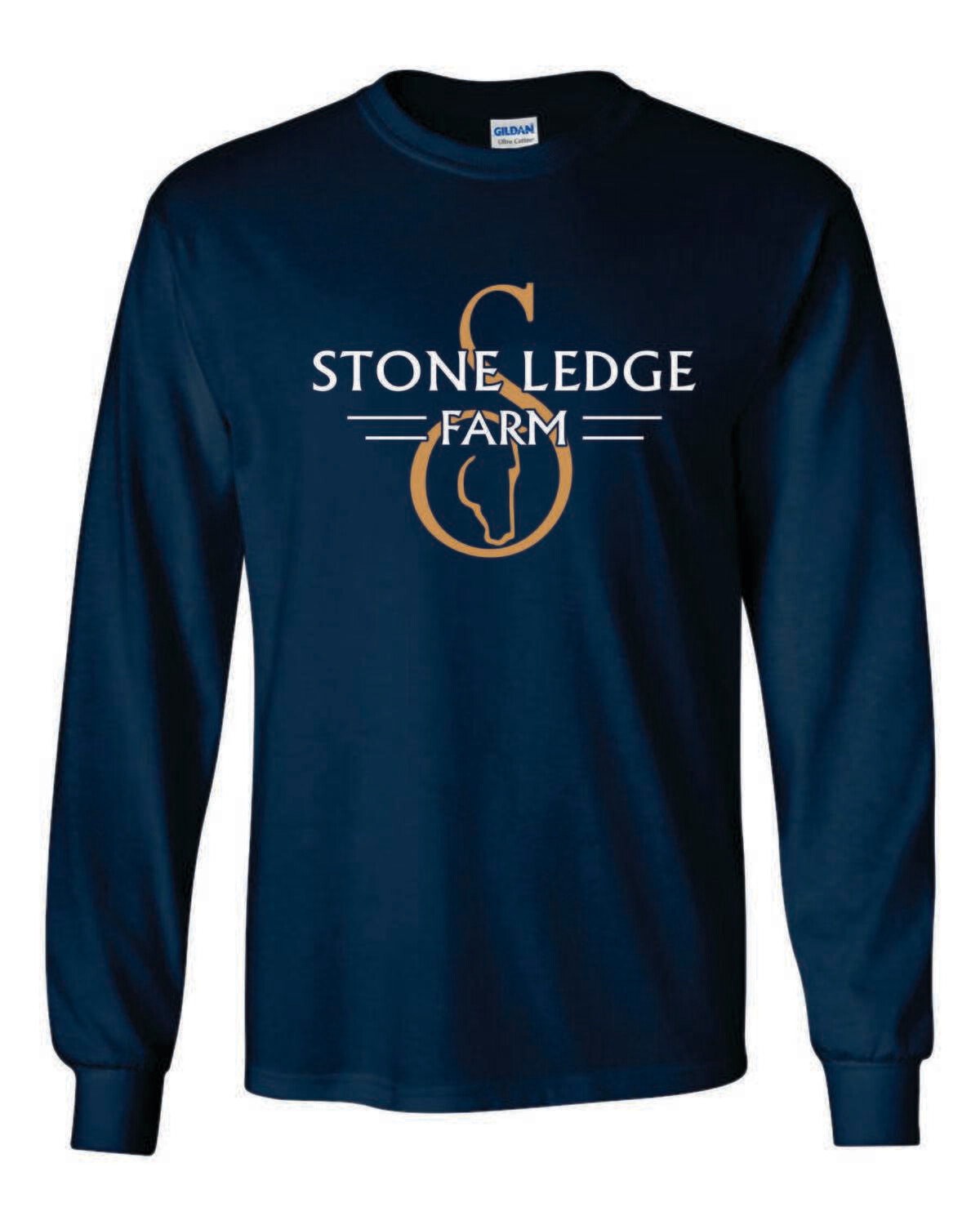 Stone Ledge Farm Long Sleeve T-shirt, Navy