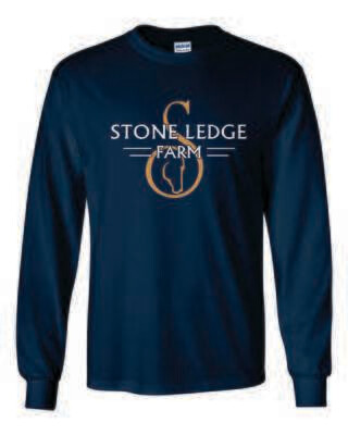 Stone Ledge Farm Long Sleeve T-shirt, Navy