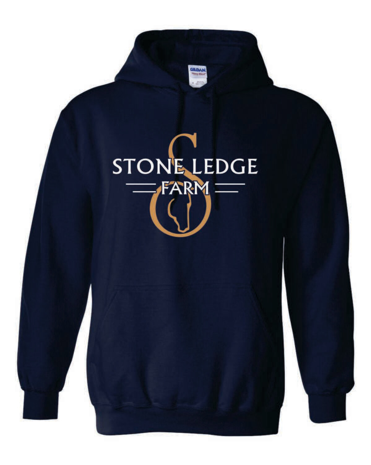 Stone Ledge Farm Hooded Sweatshirt, Navy
