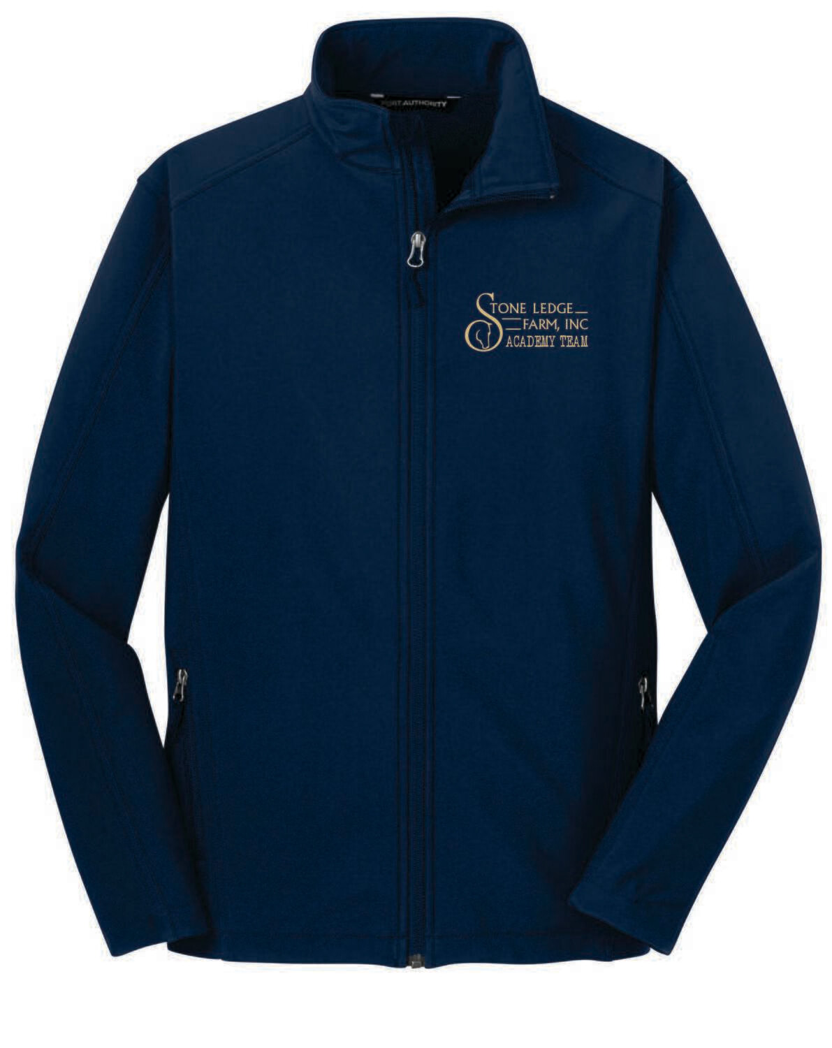 Stone Ledge Farm Soft Shell Academy Team Jacket, Navy