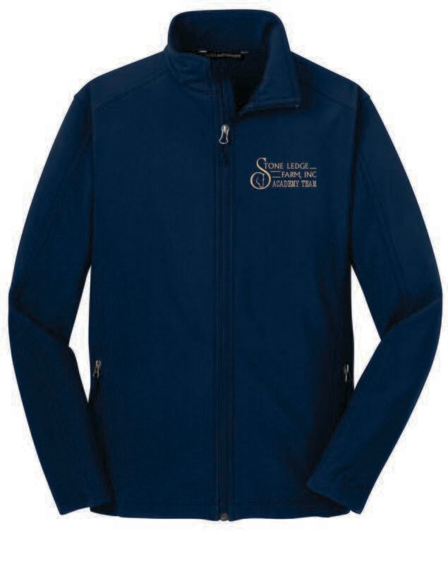 Stone Ledge Farm Soft Shell Academy Team Jacket, Navy