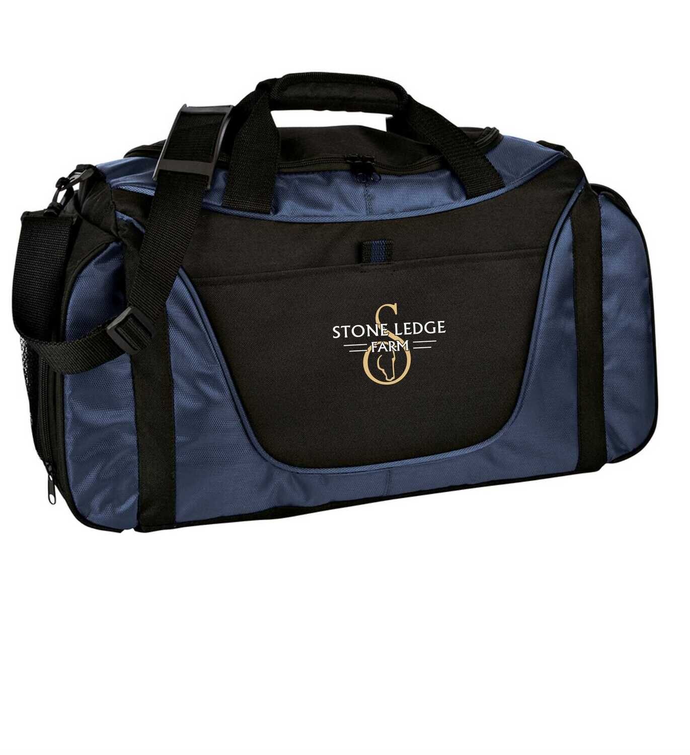 Stone Ledge Farm Duffel Bag, Navy/Black