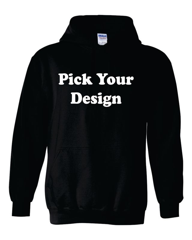 MACKTOWN MAULERS HOODED SWEATSHIRT, BLACK