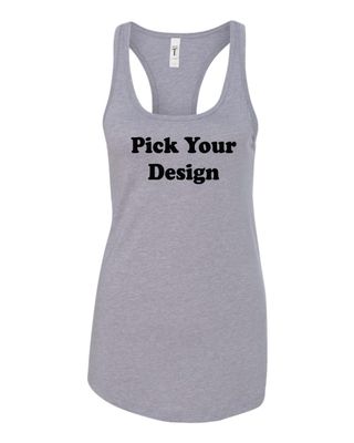 MACKTOWN MAULERS WOMEN'S RACERBACK TANK TOP, HEATHER GREY