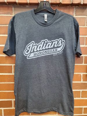 Hononegah Indians T-shirt, Charcoal