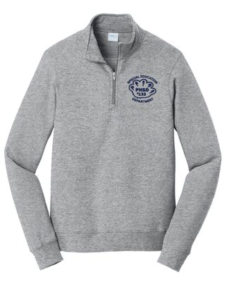 PHSD SPECIAL EDUCATION EMBROIDERED 1/4-ZIP SWEATSHIRT, ATHLETIC HEATHER