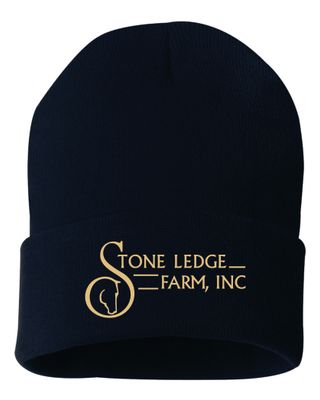 Stone Ledge Farm Cuffed Beanie, Navy