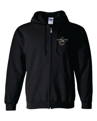 Stone Ledge Farm Full-Zip Hooded Sweatshirt, Black