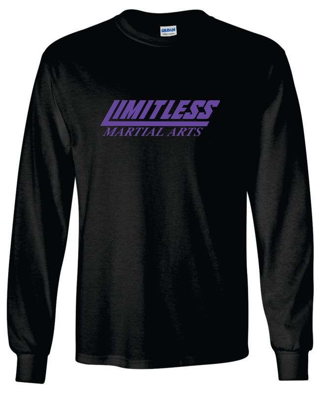 Limitless Martial Arts Long Sleeve T-shirt, Black