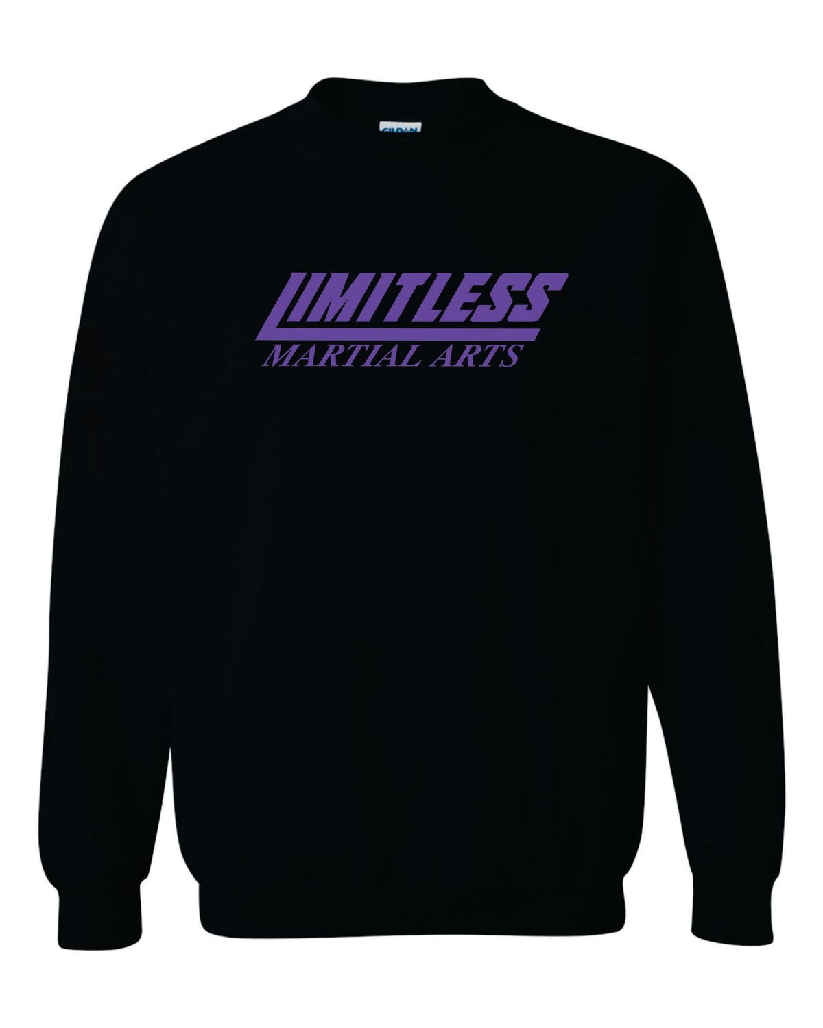 Limitless Martial Arts Crewneck Sweatshirt, Black