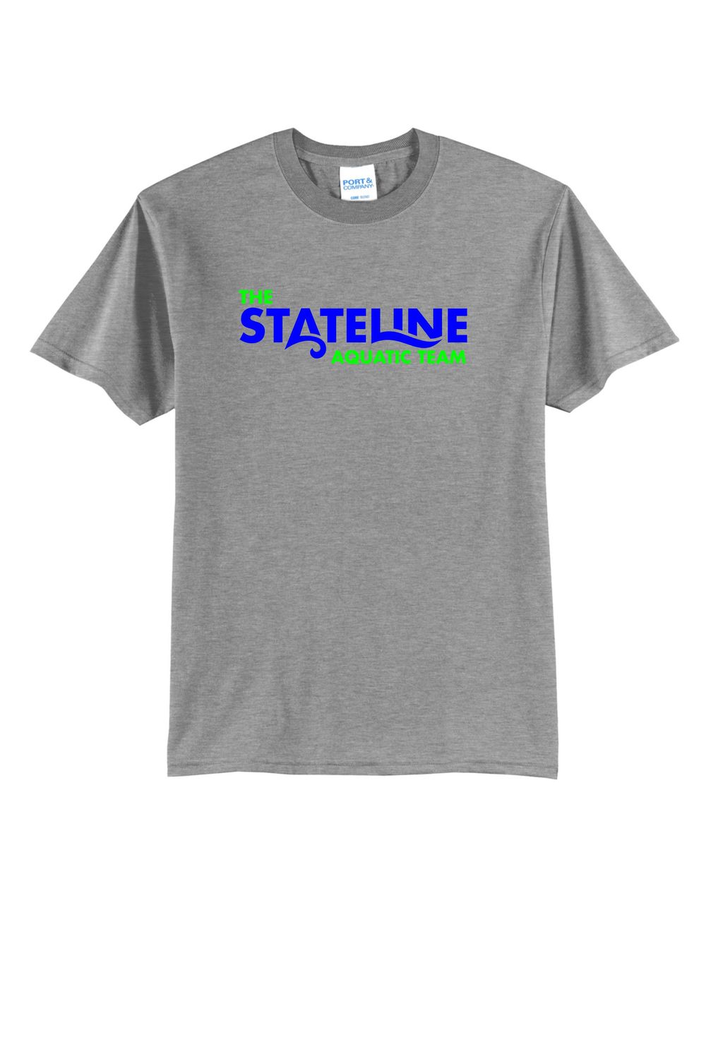 STATELINE AQUATIC T-SHIRT, ATHLETIC HEATHER