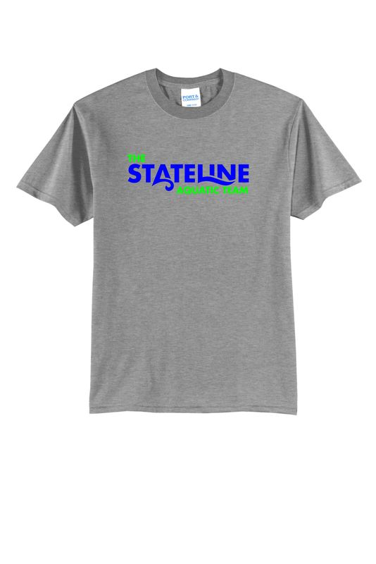 STATELINE AQUATIC T-SHIRT, ATHLETIC HEATHER