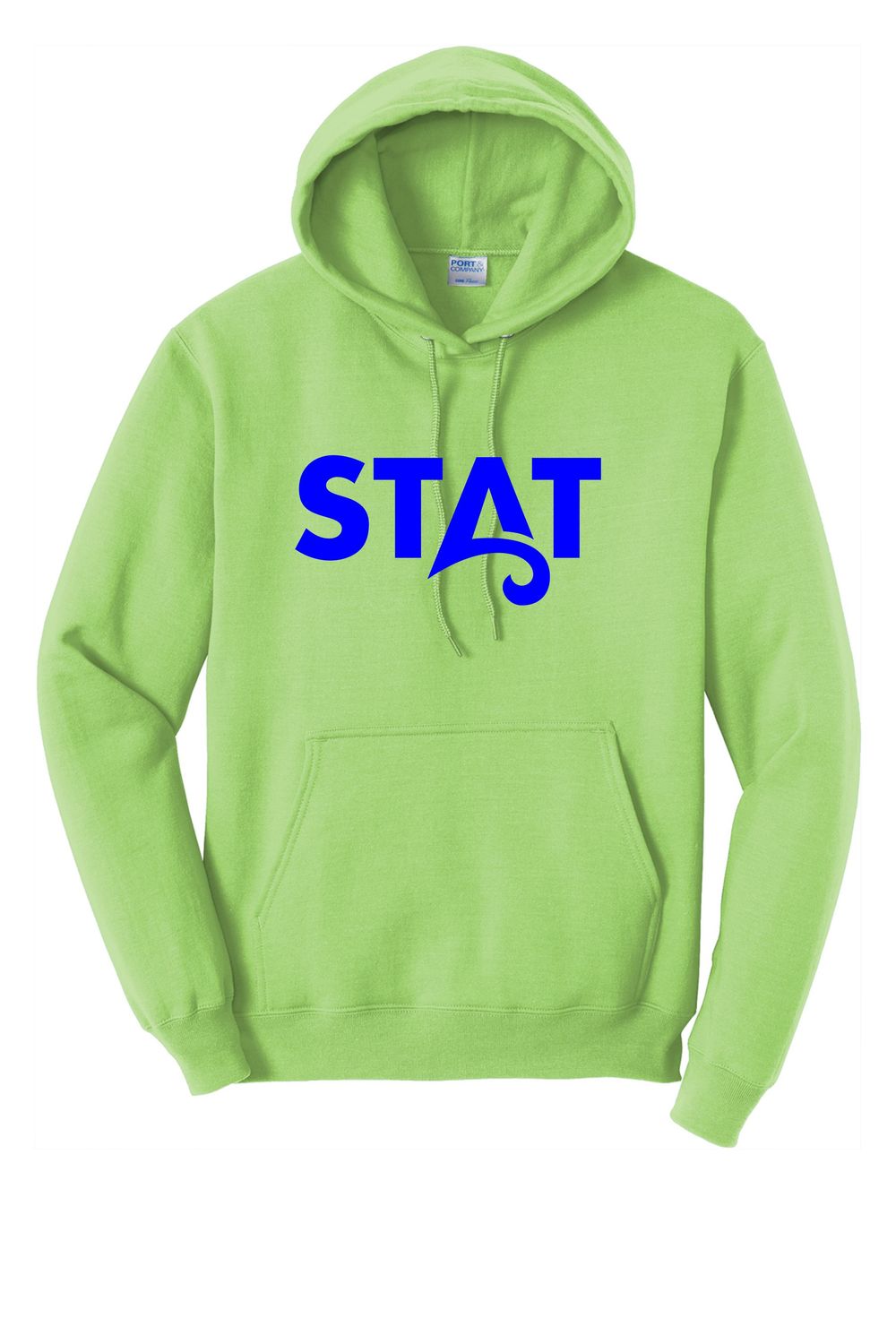 STATELINE AQUATIC HOODED SWEATSHIRT, LIME