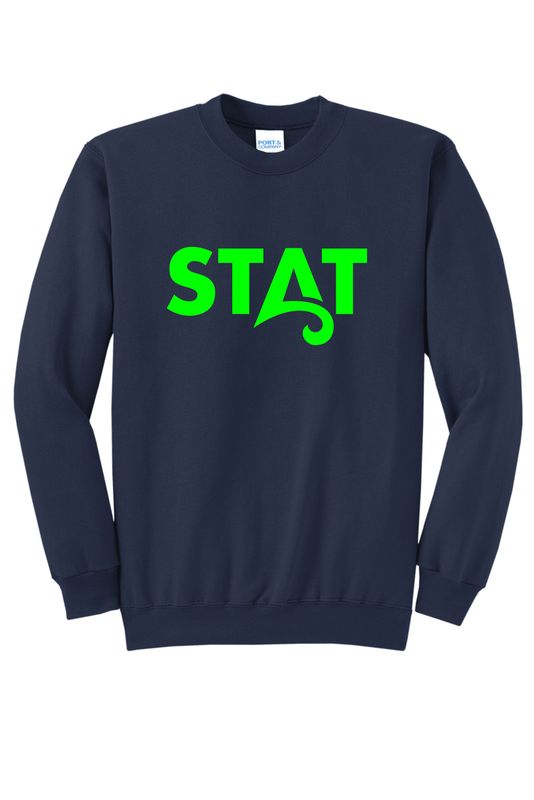 STATELINE AQUATIC CREWNECK SWEATSHIRT, NAVY