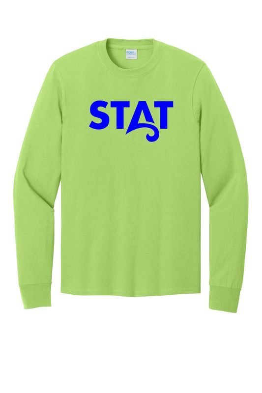 STATELINE AQUATIC LONG SLEEVE T-SHIRT, LIME