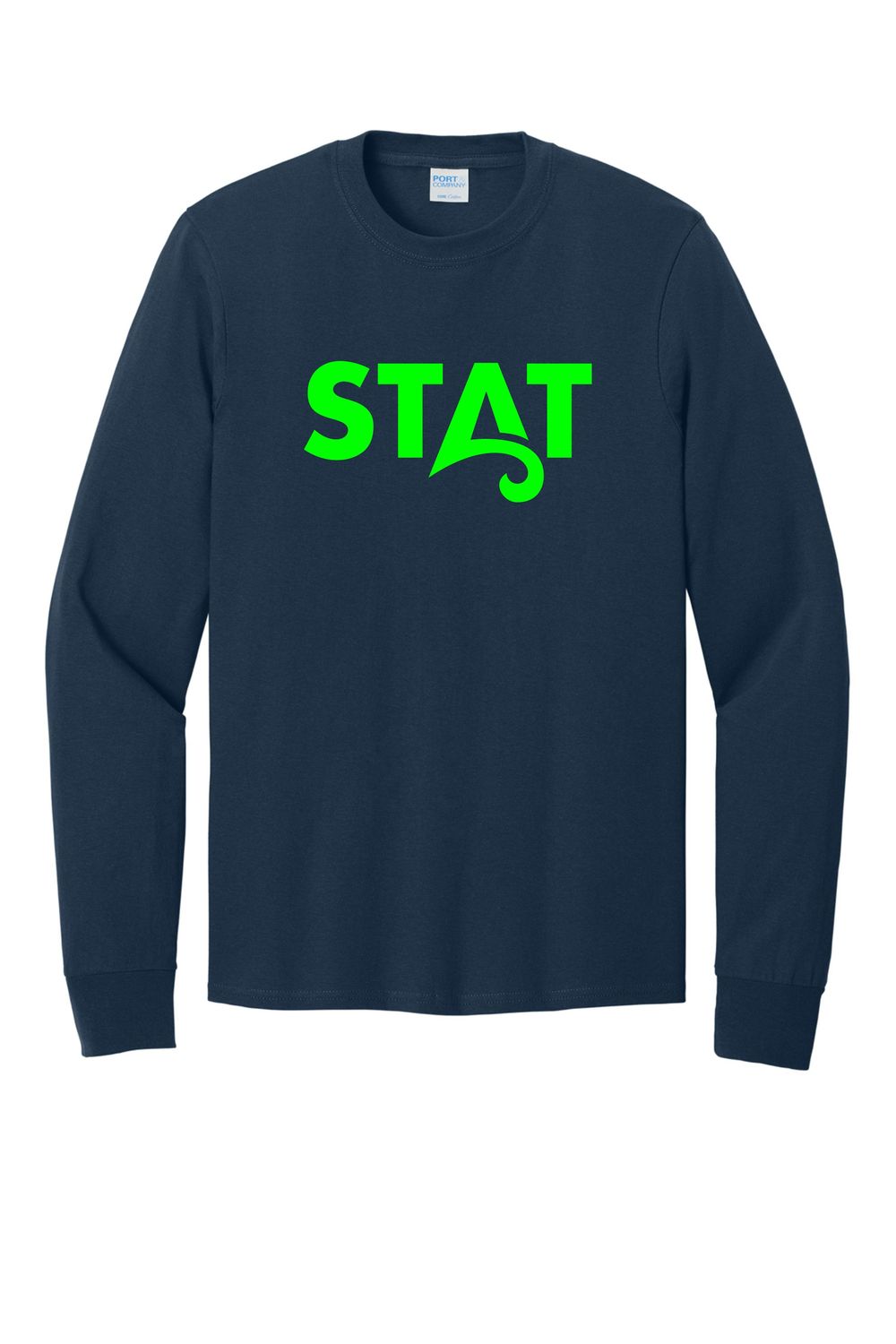 STATELINE AQUATIC LONG SLEEVE T-SHIRT, NAVY