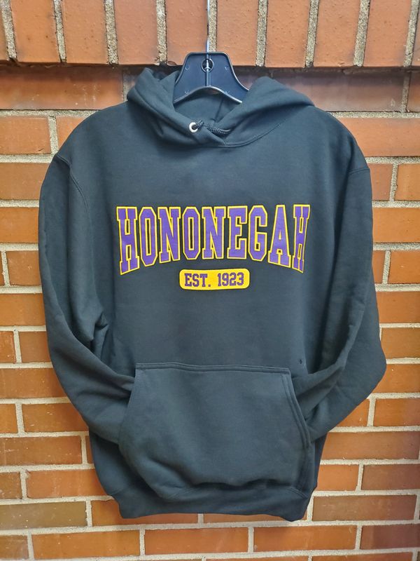 Hononegah Hooded Sweatshirt, Black