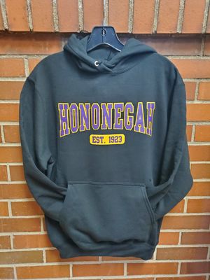 Hononegah Hooded Sweatshirt, Black