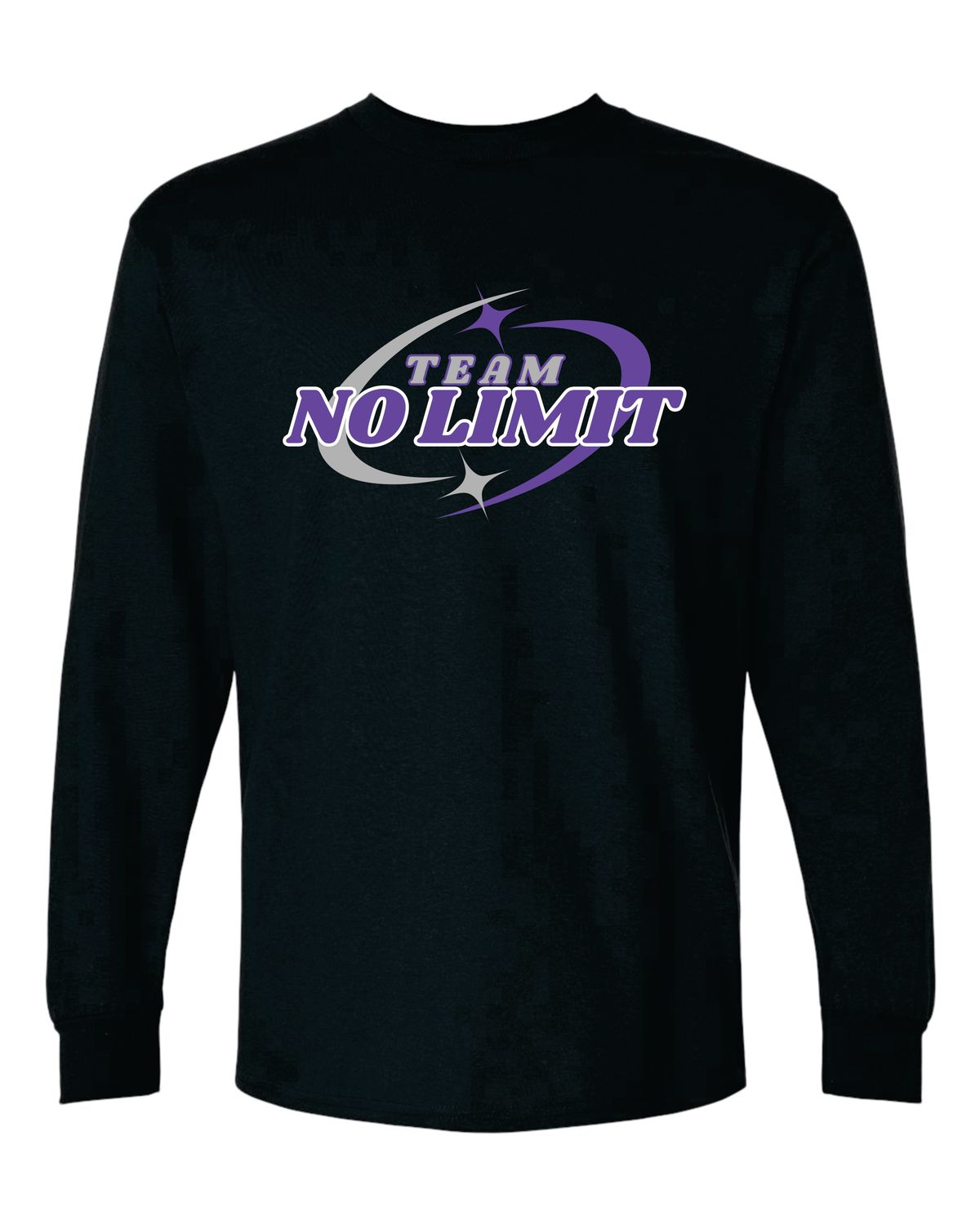 Limitless Martial Arts TEAM NO LIMIT Long Sleeve T-shirt, Black