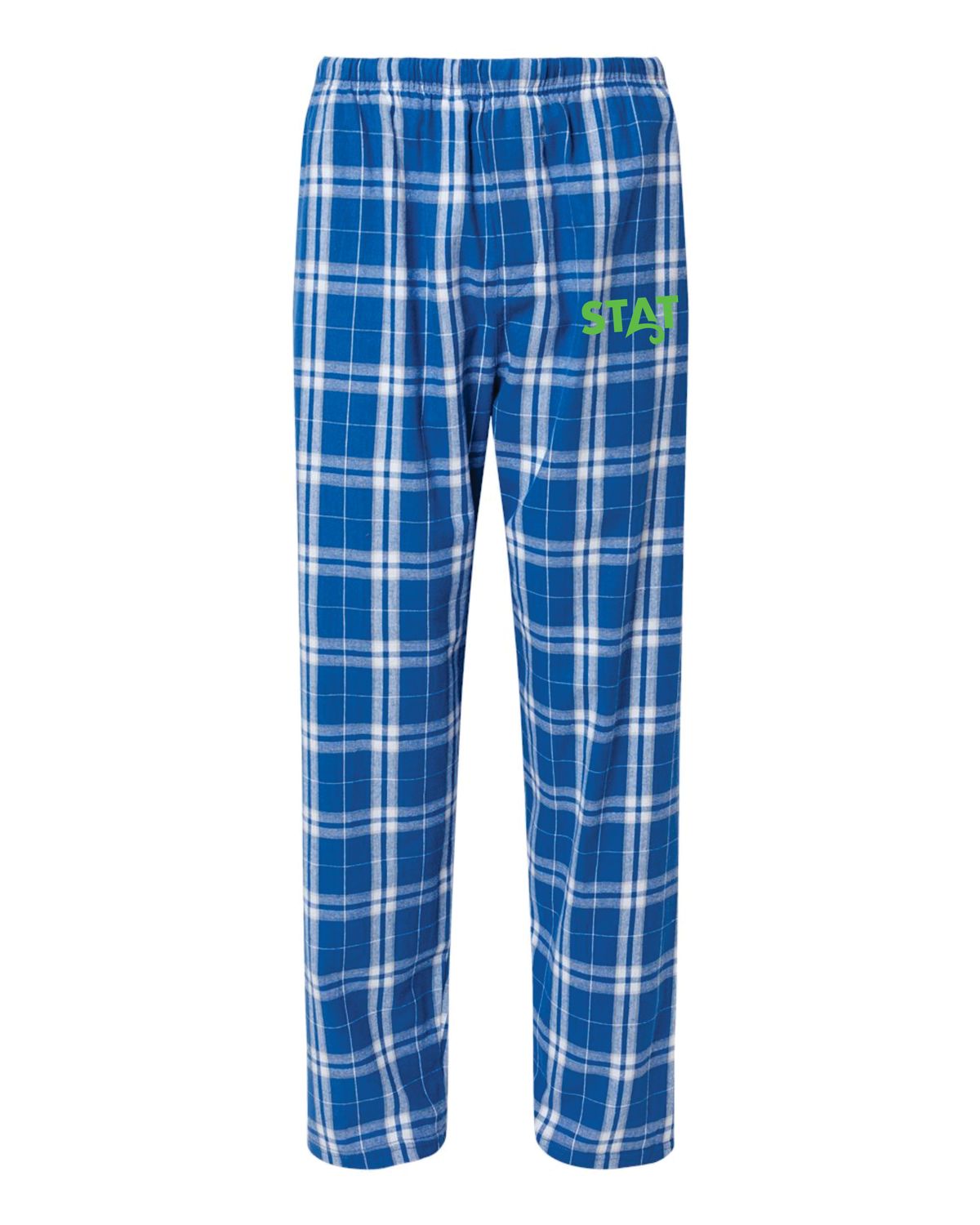 STATELINE AQUATIC FLANNEL PANTS, ROYAL/SILVER