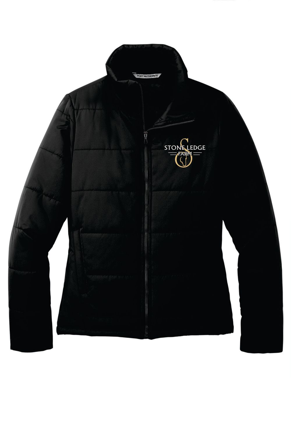 Stone Ledge Farm Women&#39;s Puffer Jacket, Black