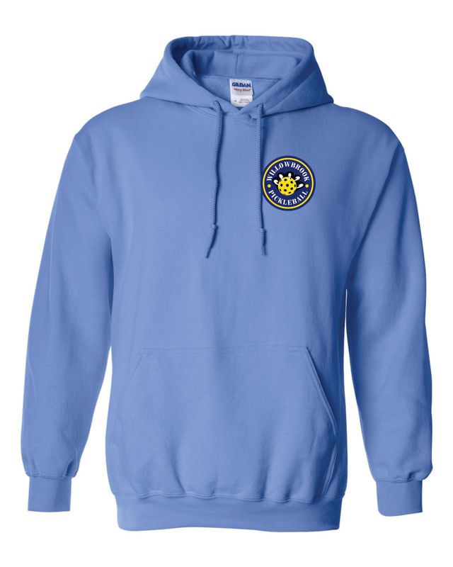 Willowbrook Pickleball Hooded Sweatshirt, Carolina Blue