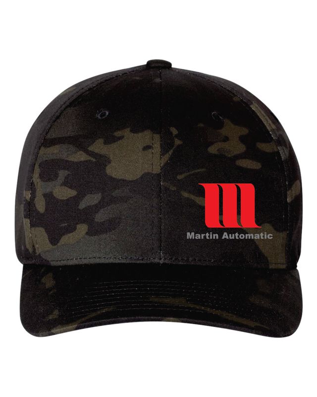 Martin Automatic Flexfit Cotton Blend Cap, Multicam Black