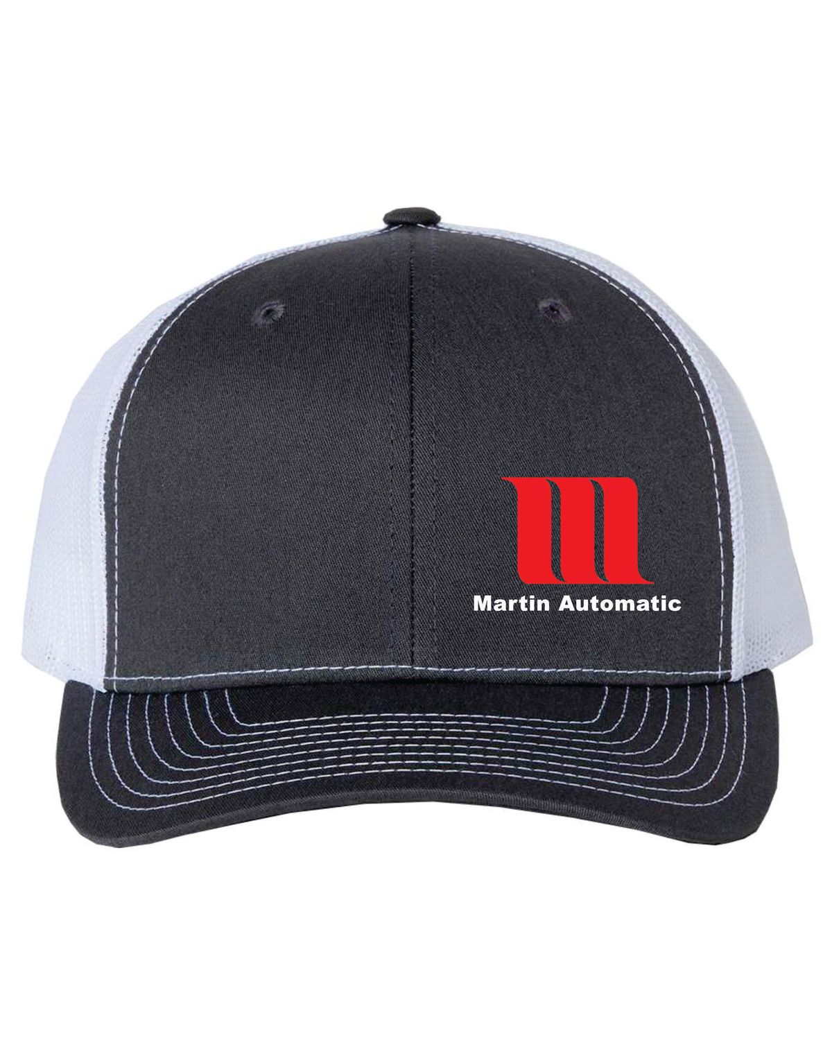 Martin Automatic Richardson Snapback Trucker Cap, Charcoal/White