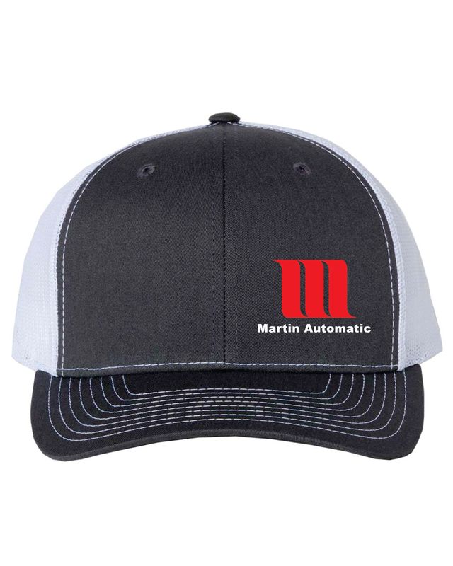 Martin Automatic Richardson Snapback Trucker Cap, Charcoal/White