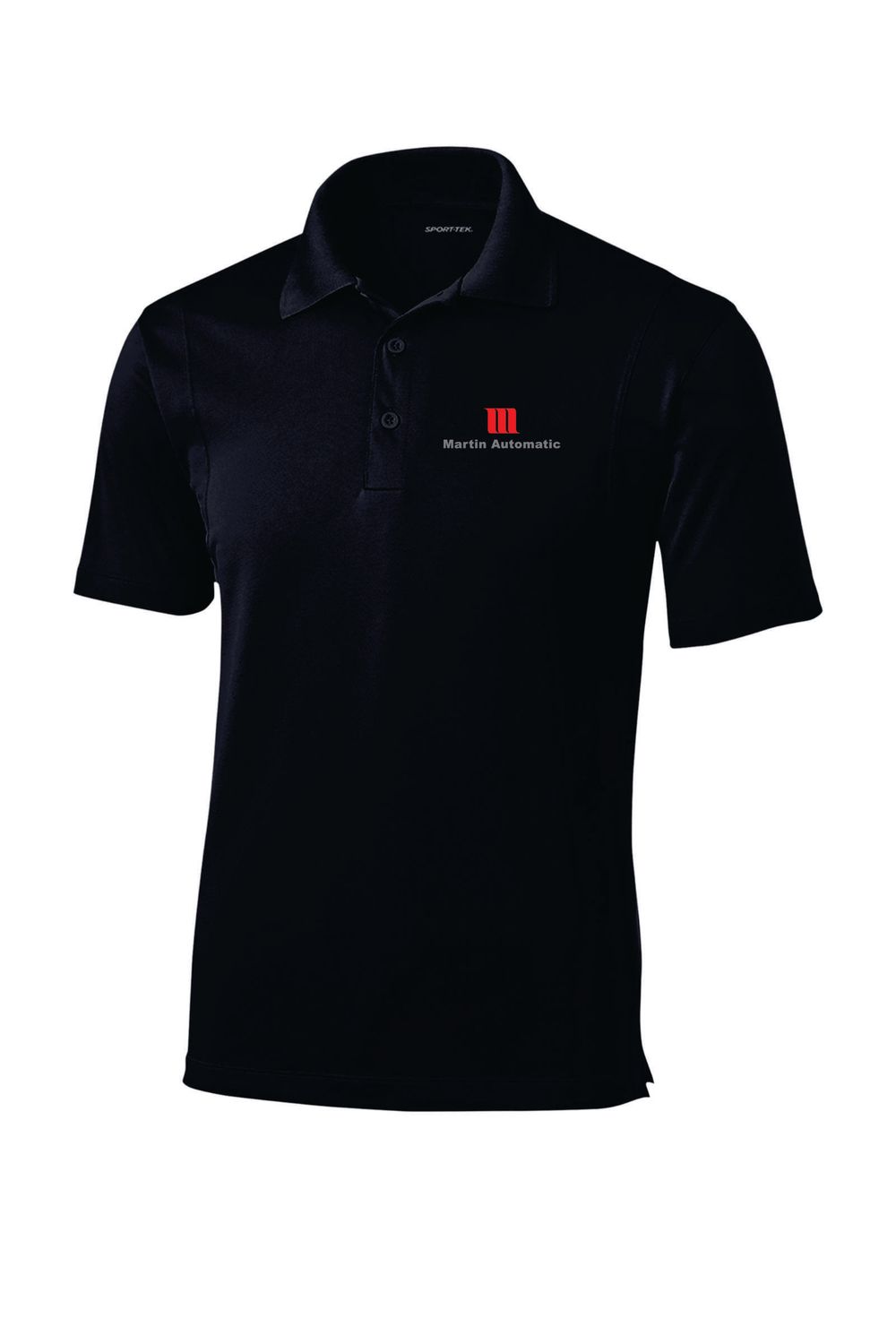 Martin Automatic Micropique Sport-Wick Polo, Black