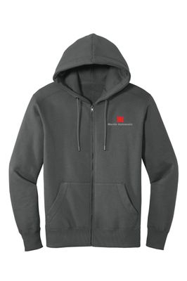 Martin Automatic District Full-Zip Hooded Sweatshirt, Charcoal