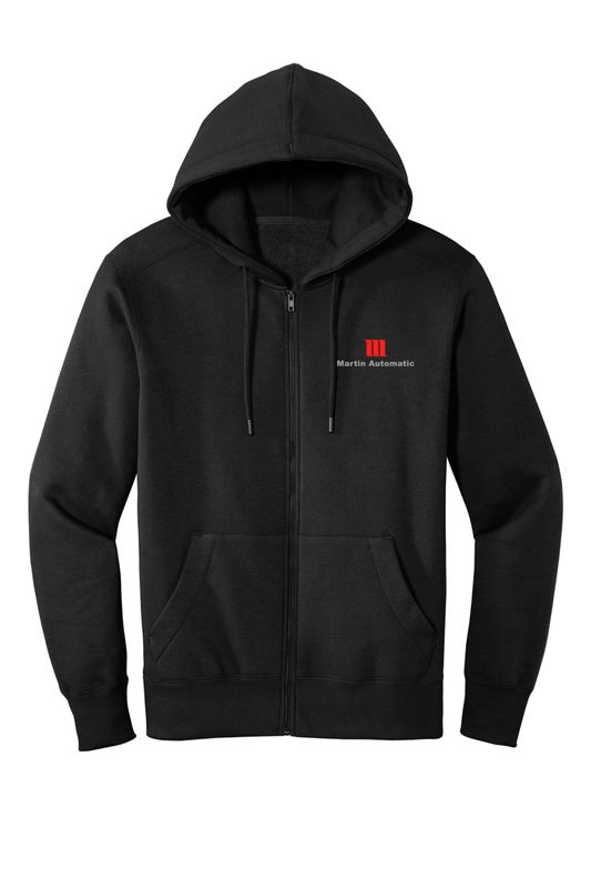 Martin Automatic District Full-Zip Hooded Sweatshirt, Jet Black