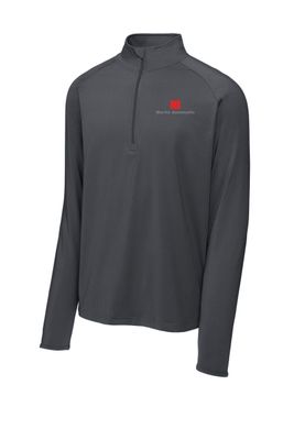 Martin Automatic Stretch 1/4-Zip Pullover, Charcoal Grey