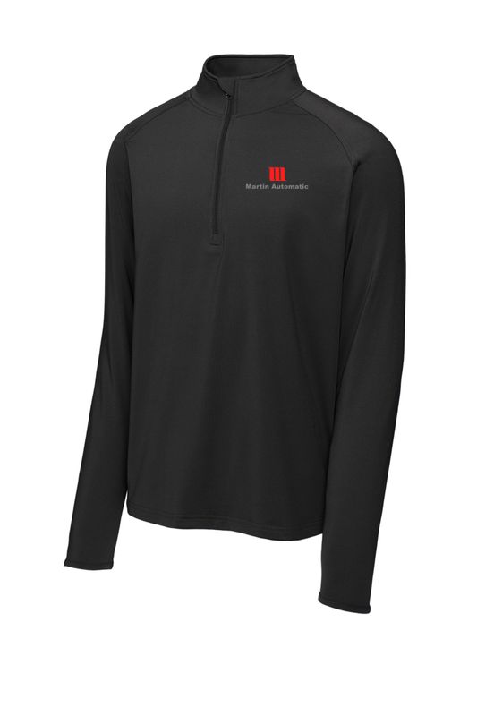 Martin Automatic Stretch 1/4-Zip Pullover, Black