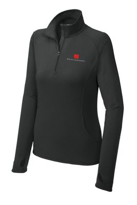 Martin Automatic Women's Stretch 1/4-Zip Pullover, Charcoal Grey