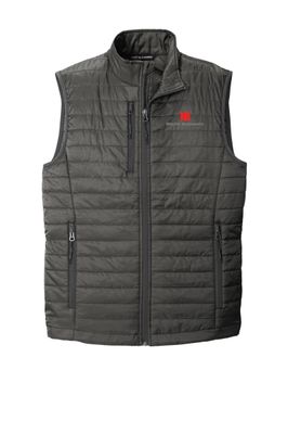 Martin Automatic Packable Puffy Vest, Sterling Grey/Graphite