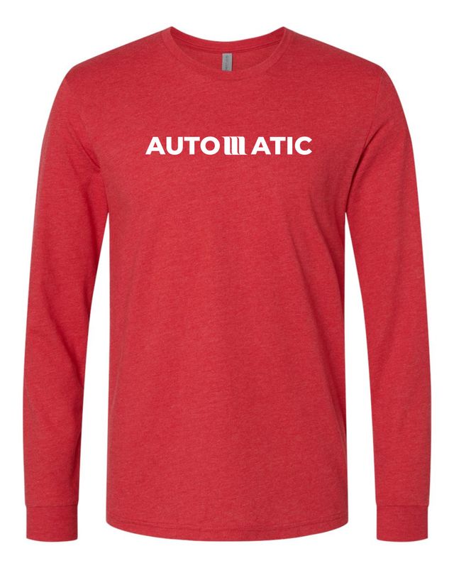 Martin Automatic Next Level Long Sleeve T-shirt, Red