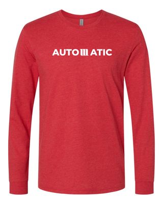 Martin Automatic Next Level Long Sleeve T-shirt, Red