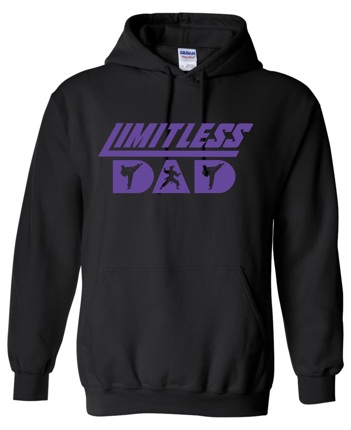 Limitless DAD Hooded Sweatshirt, Black