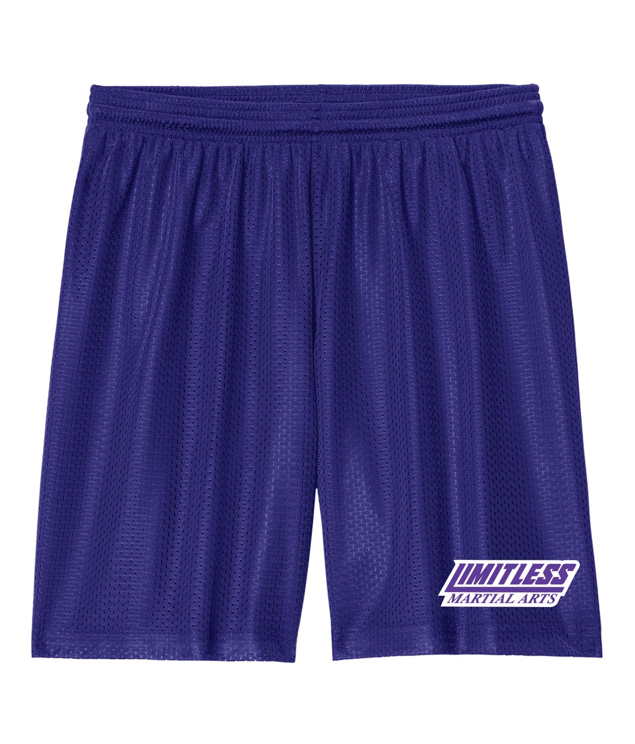 Limitless Martial Arts Mesh Shorts, Purple